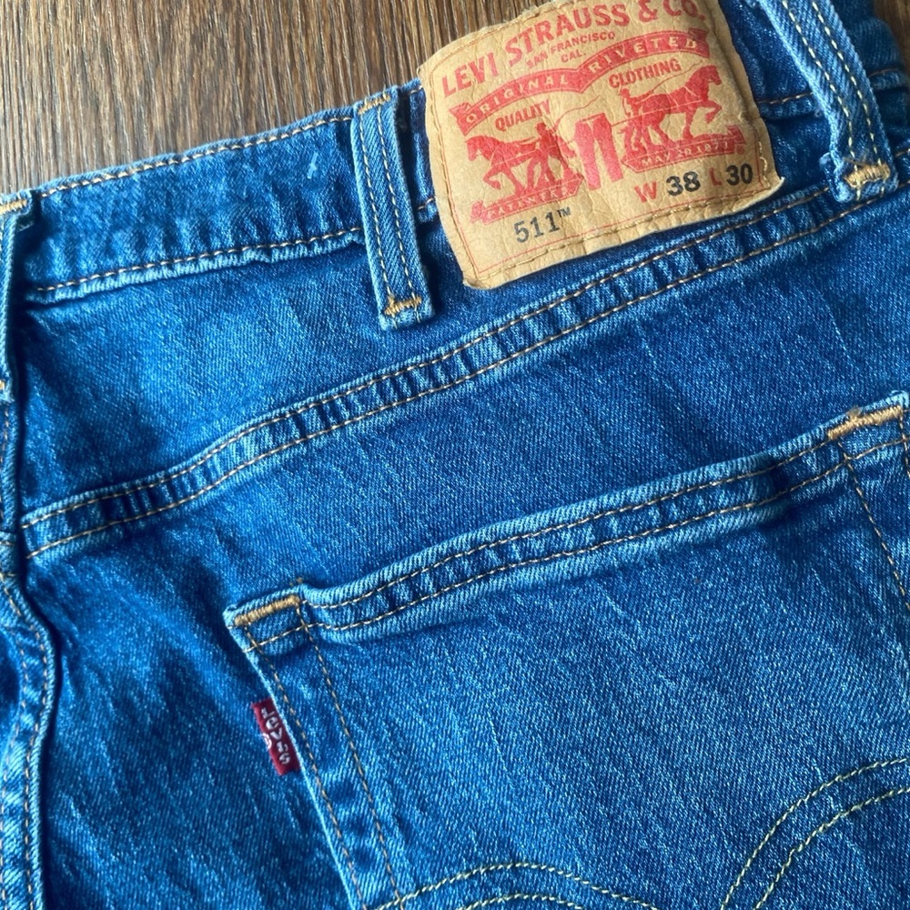 Levi's Unisex / women / man Classic Blue Slim Straight Jeans